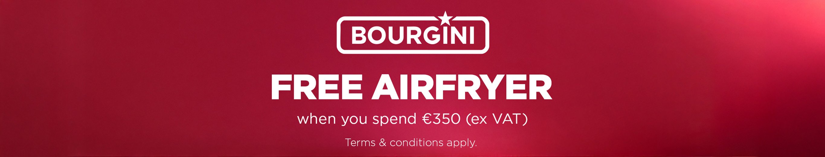 Free Airfryer with purchase*